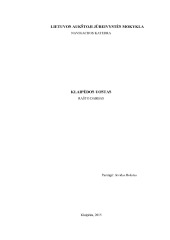 Klaipedos Uostas referatas 1