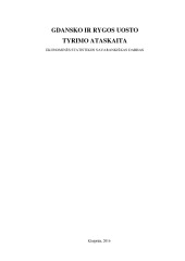 Gdansko ir Rygos uostų palyginimo tyrimo ataskaita 1