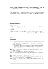 Dangerous goods 3