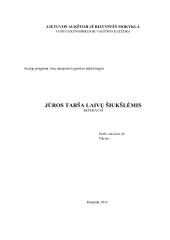 Jūros tarša laivų šiukšlėmis 1