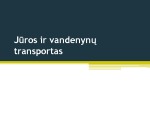 Jūros ir vandenynų transportas 1