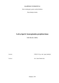 Laivų konceptualus projektavimas 1