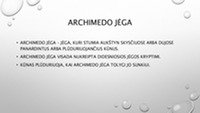 Skaidrės apie vandens transportą ir Archimedo dėsnį 2