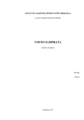 Uosto samprata 1