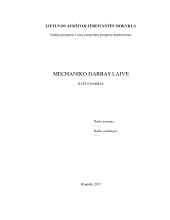 Mechaniko darbas laive 1