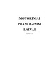 Motoriniai pramoginiai laivai