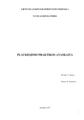 Jūrinės praktikos ataskaita 1