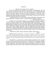 Nienawiść jest siłą niszczącą życie ludzkie Praca pisemna 1