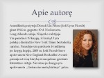 Jodi Picoult „Mano sesers globėjas“ skaidrės 3