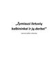 Žymiausi lietuvių kalbininkai ir jų darbai referatas