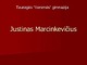 Justinas Marcinkevičius skaidrės