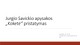 Jurgio Savickio novelės "Koketė" analizė