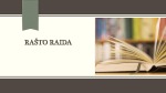 Rašto raida 1