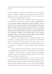 Aktualiausios profesinės komunikacijos problemos ir jų sprendimo būdai šiandienos Lietuvoje 1