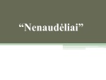 Nenaudėliai būrai Donelaičio "Metai" 1