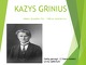 Kazys grinius lietuvių skaidrės