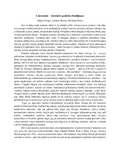 Literatūra – istorinės patirties liudijimas: Balys Sruoga, Antanas Škėma, Salomėja Nėris 1