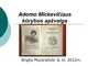 Adomo Mickevičiaus kūryba