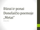 Būrai ir ponai Donelaičio poemoje „Metai“