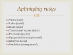 Sakinio dalys - Aplinkybės 3