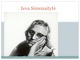 Ievos Simonaitytės biografija ir kūryba