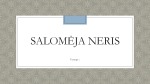 Salomėjos Nėries kūryba projektas 1