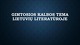 Gimtosios kalbos tema lietuvių literatūroje 