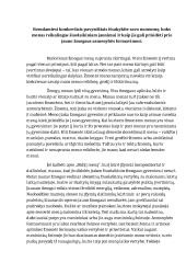 Meno svarba ir reikšmė jaunimui - kalbėjimo potemė 2