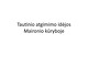 Tautinio atgimimo idėjos Maironio kūryboje projektas