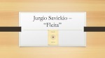 Jurgio Savickio kūrinio „Fleita“ pristatymas 1