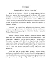 Ignas Šeinius Kuprelis recenzija 1