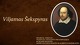 V. Šekspyras: biografija ir kūryba