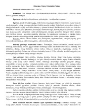 Vincas Mykolaitis - Putinas: biografija ir kūrybos bruožai 1