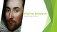 Viljamo Šekspyro biografija ir žymiausi kūriniai 
