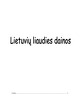 Lietuvių liaudies dainos