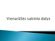 Vienarūšės sakinio dalys pristatymas