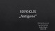 Sofoklio kūrinio „Antigonė“ veikėjai