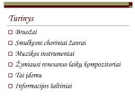 Renesanso muzika projektas 2