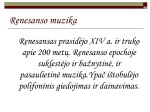 Renesanso muzika projektas 3