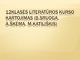 12 klasės literatūros kurso kartojimas (B. Sruoga, A. Škėma, M. Katiliškis)