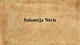 Salomėjos Nėries biografija ir kūryba projektas