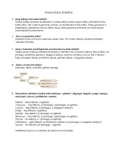 Pamatiniai žodžiai 1