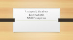 Atsakymai į klausimus: Don Kichotas XXII Perskyrimas 1