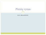 Ray Bradbury knygos „Pienių Vyno“ pristatymas 1