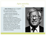 Ray Bradbury knygos „Pienių Vyno“ pristatymas 2