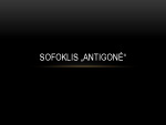 Sofoklis „Antigonė“ prezentacija 1