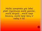 Meilė lietuviu literaturoje referatas 2