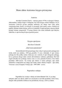 Vytautas Lansbergis „Varlė bunkeryje“ aprašymas 1