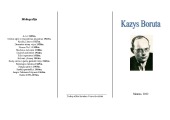 Kazys Boruta lankstinukas 1