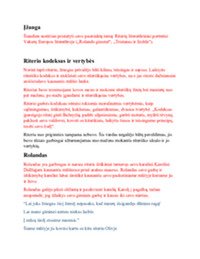 Riterio kodeksas ir vertybės 1